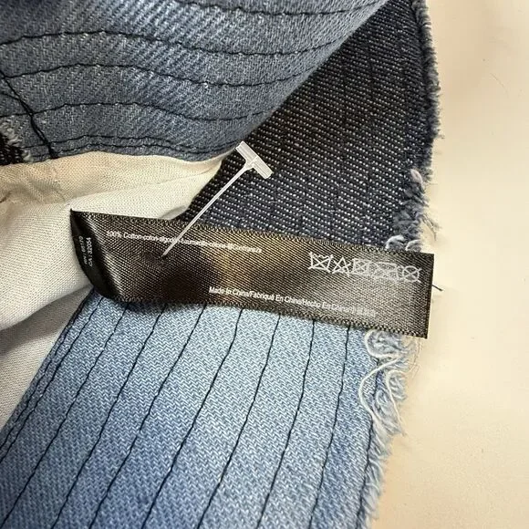 Patchwork 100% Cotton Mixed Print Denim Bucket Hat Unisex New - Picture 8 of 8